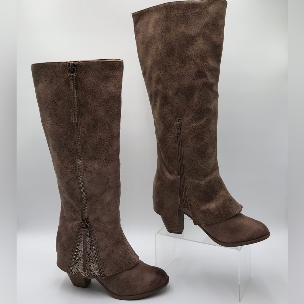 Women’s Not Rated Heeled Boots with Side Zip